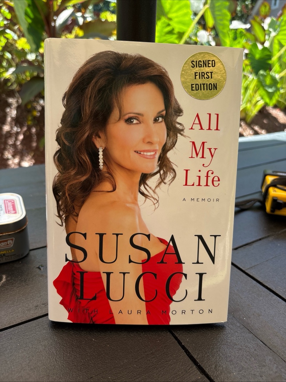 Susan Lucci "All My Life" Signed First Edition - White & Red Cover